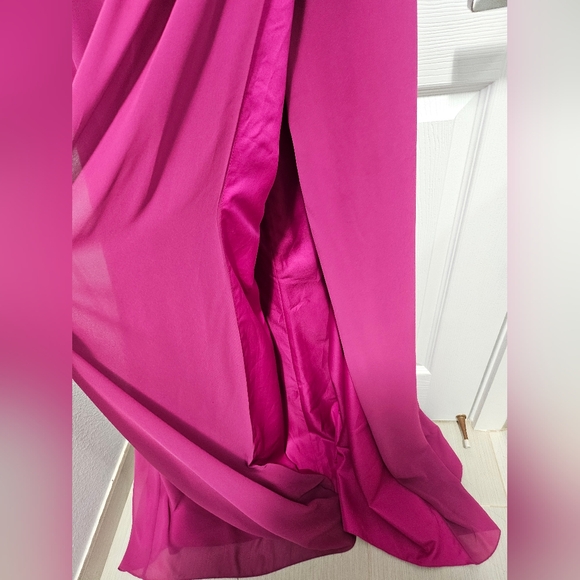 Tulle & Chantilly Pink Formal Gown - Picture 4 of 10